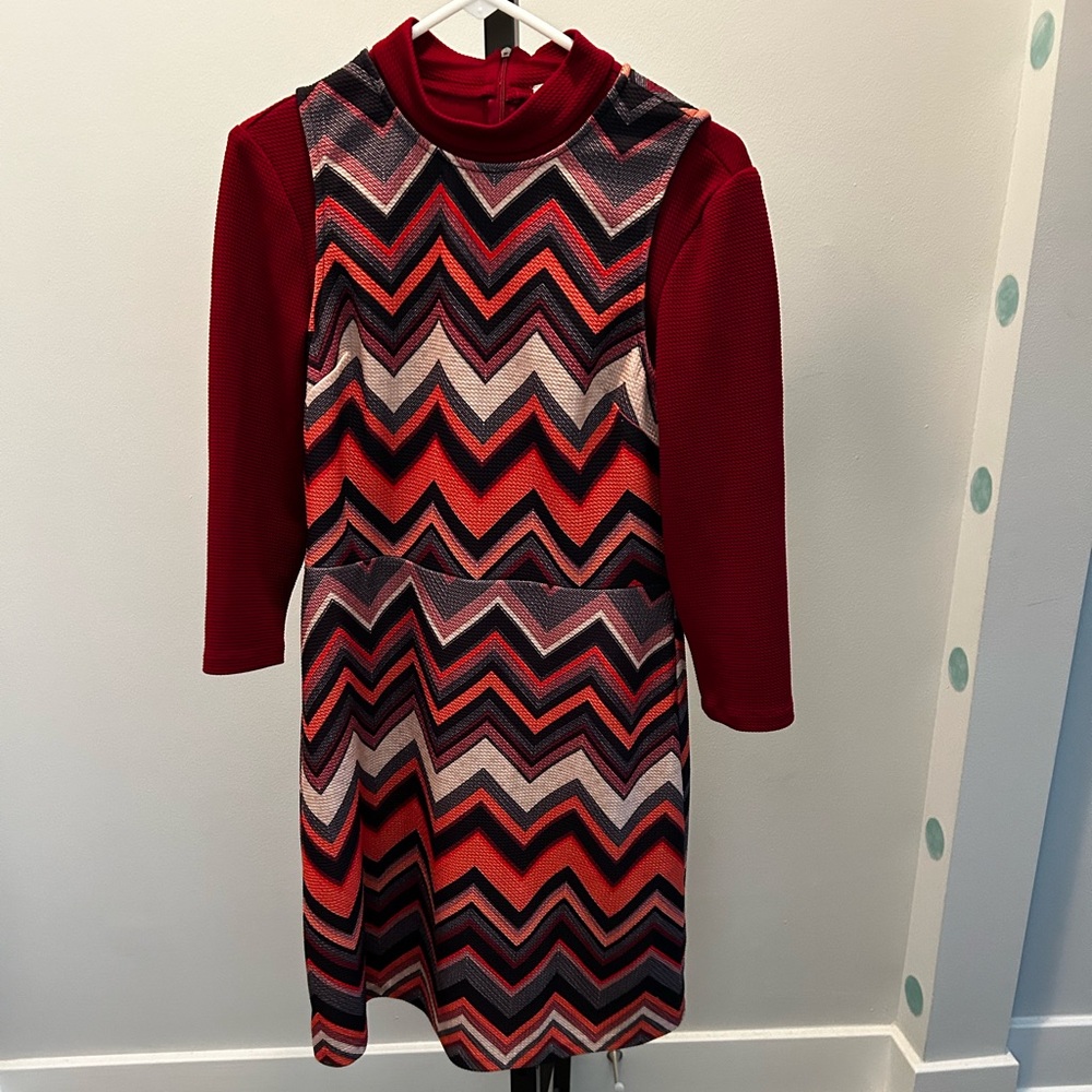 Long sleeve dress.